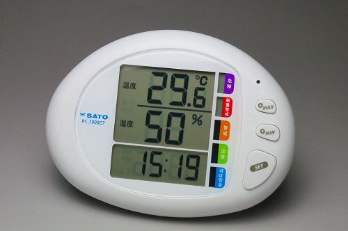 デジタル温湿度計（熱中症指数計付）PC-7900GT 