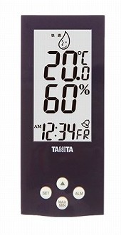 デジタル温湿度計TT551ブラック