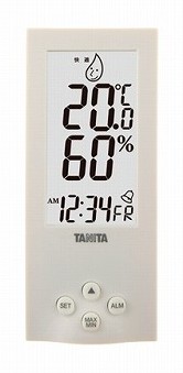 デジタル温湿度計TT-551ホワイト